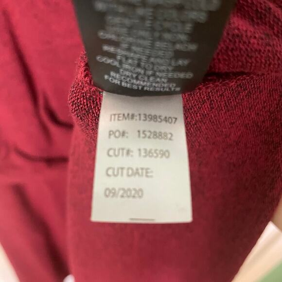 NWT Torrid Red Black Super Soft Plush Dark Red Wrap Waist Skater Dress Size 3X - Picture 8 of 8